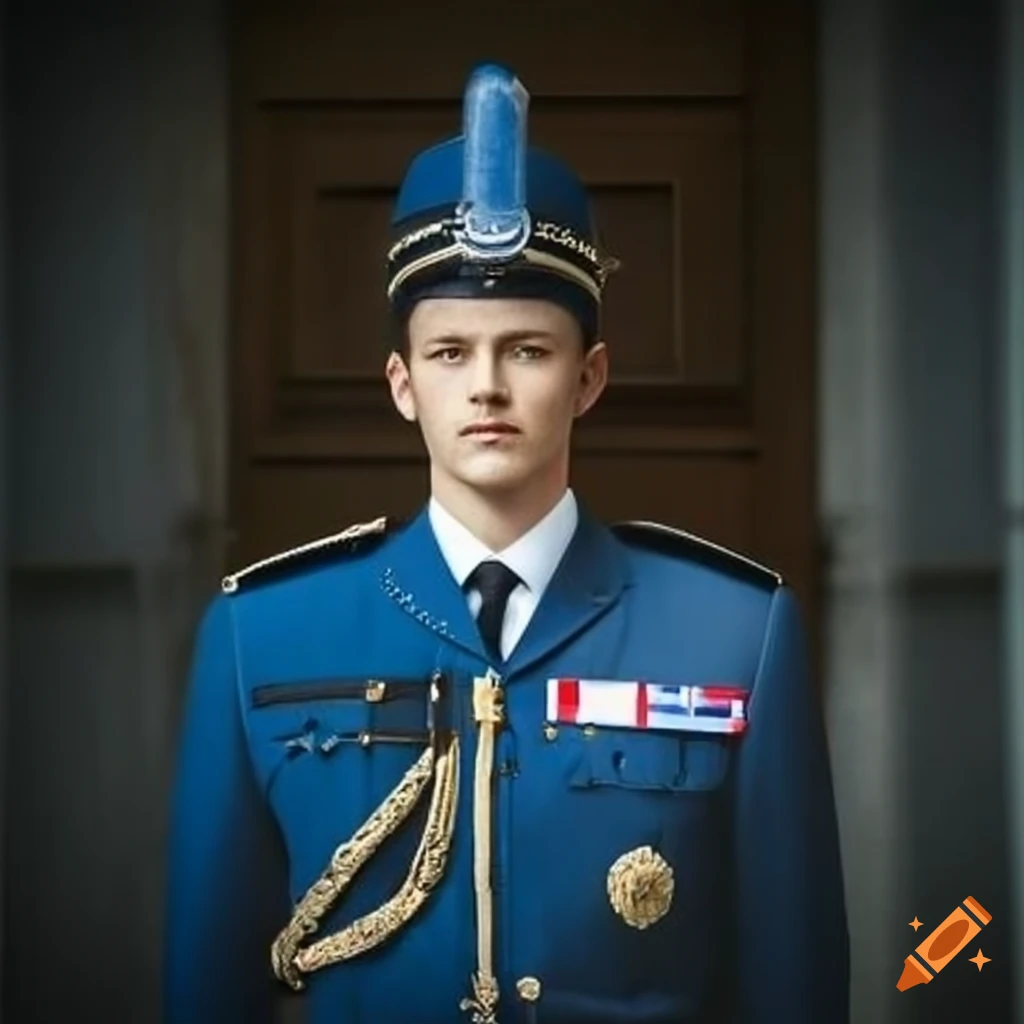 French gendarme in uniform