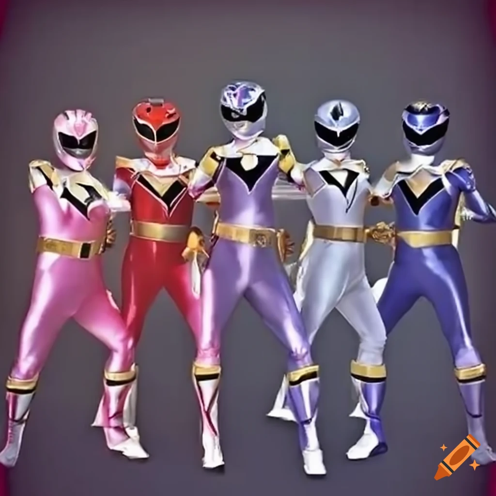 Anime style power rangers