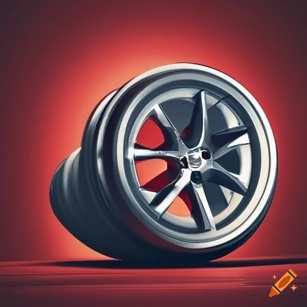 Logo design for venture wheels car brand on Craiyon