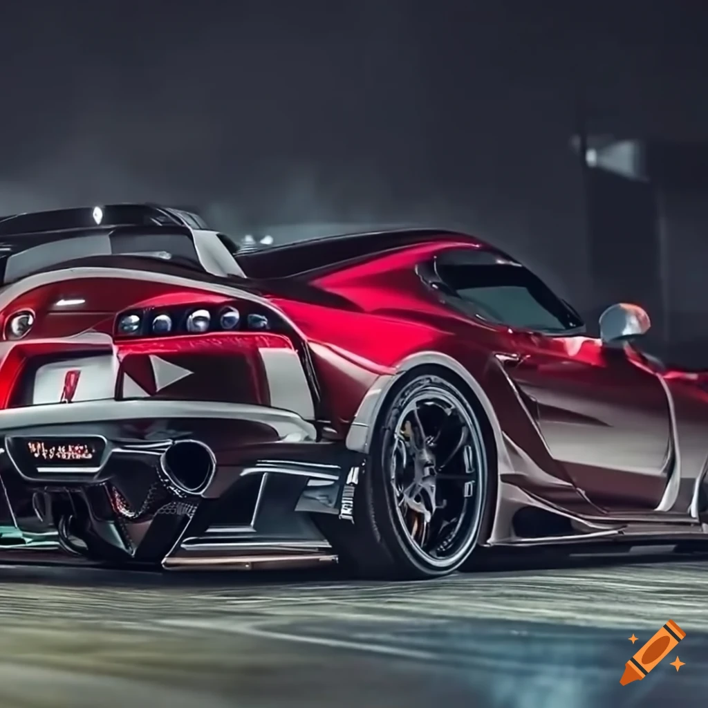 rear view of a black 2012 techart supra gt4 prototype