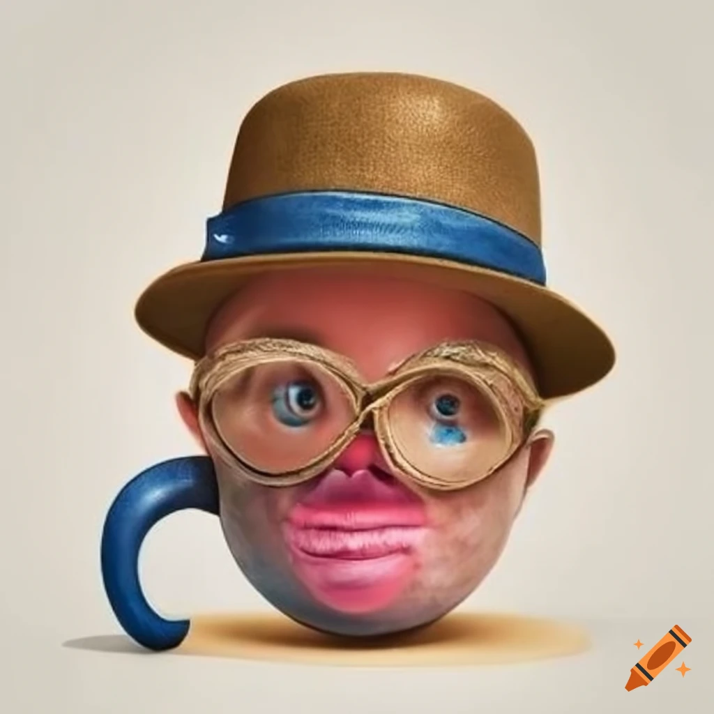 imagen de una taza con forma de sombrero