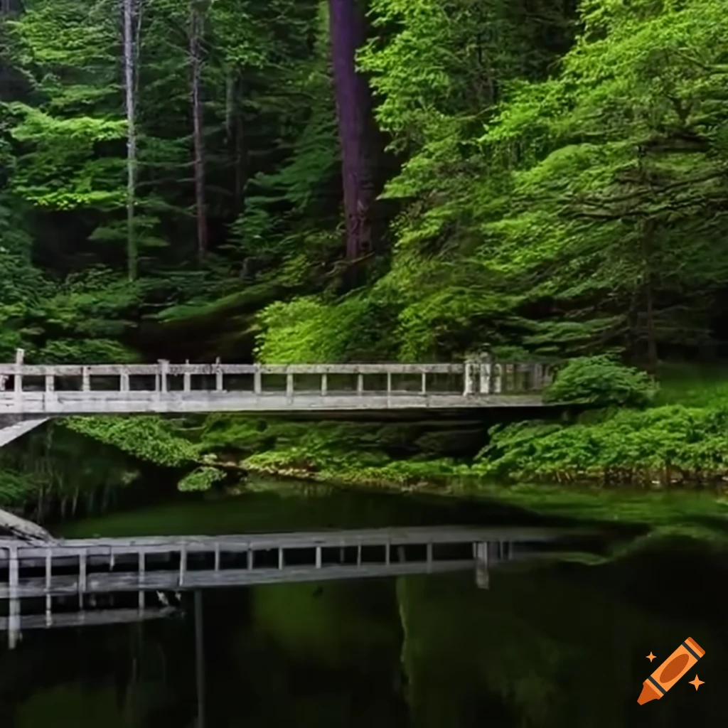 two-houses-connected-by-a-bridge-in-japanese-style-on-craiyon