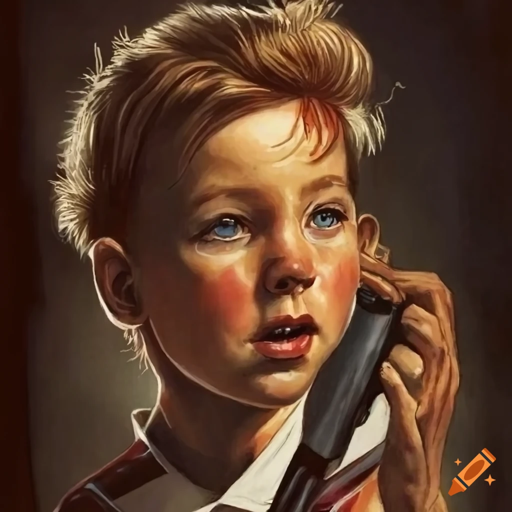 Noir graphic novel artwork by norman rockwell on Craiyon