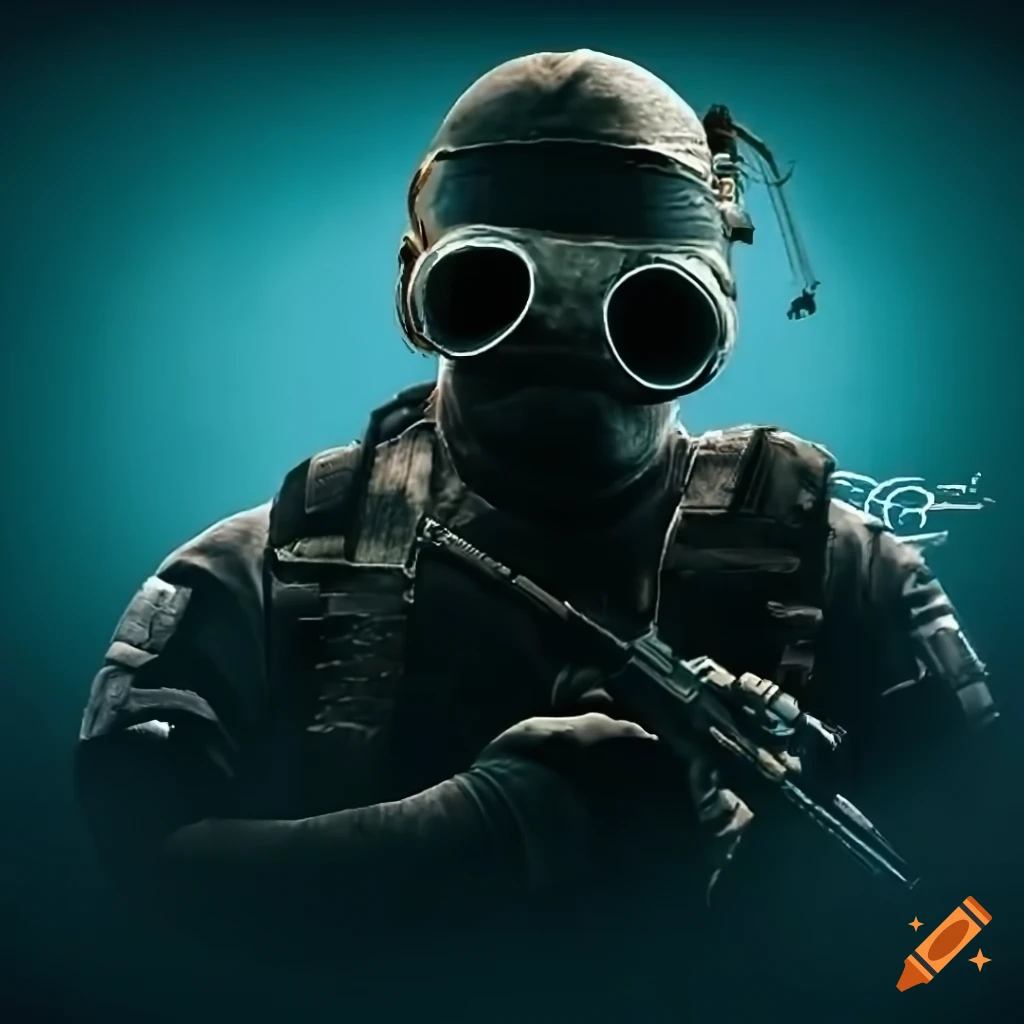 Counter strike global offensive themed profile picture for a male