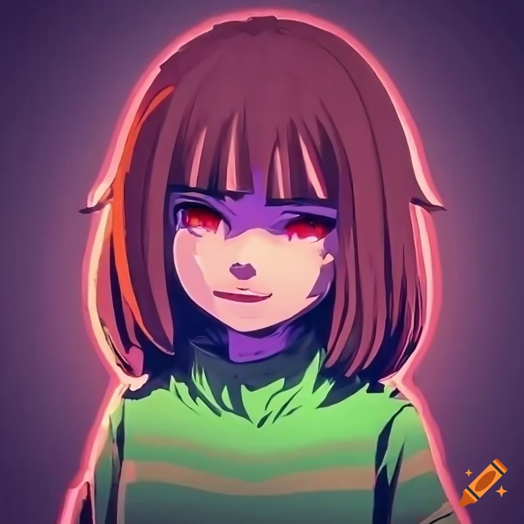 artistic depiction of Chara from Undertale