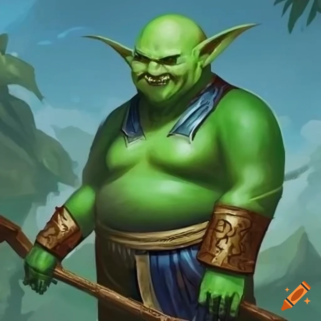 fantasy-illustration-of-a-green-skinned-goblin-in-chinese-attire