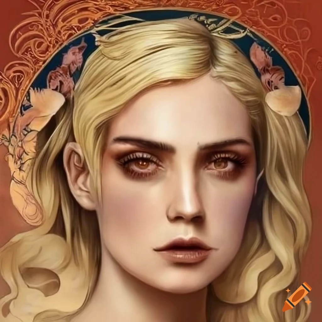 Art nouveau poster of dr. julia shaw on Craiyon