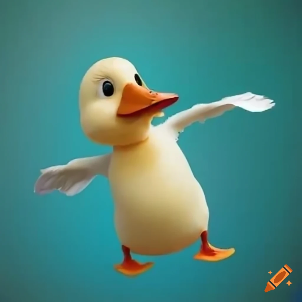 A Duck Dancing On Craiyon