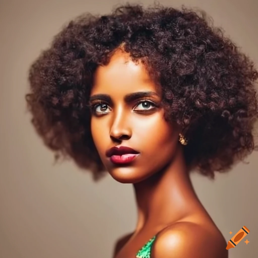 portrait of a beautiful Eritrean woman