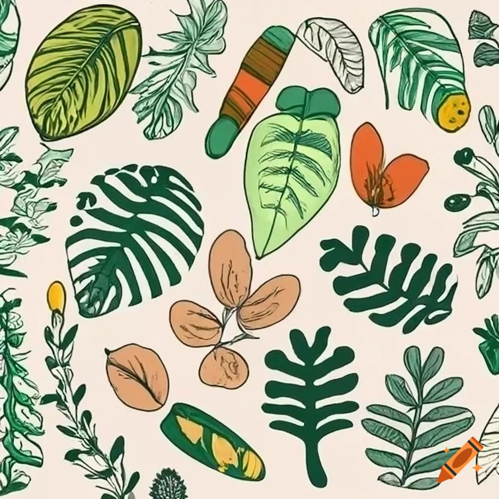 colorful plants with multiple colors