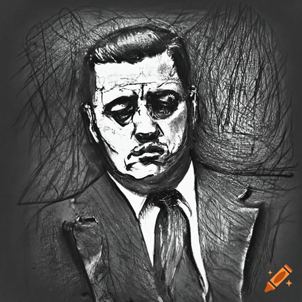 iconic image of a 1960s mobster