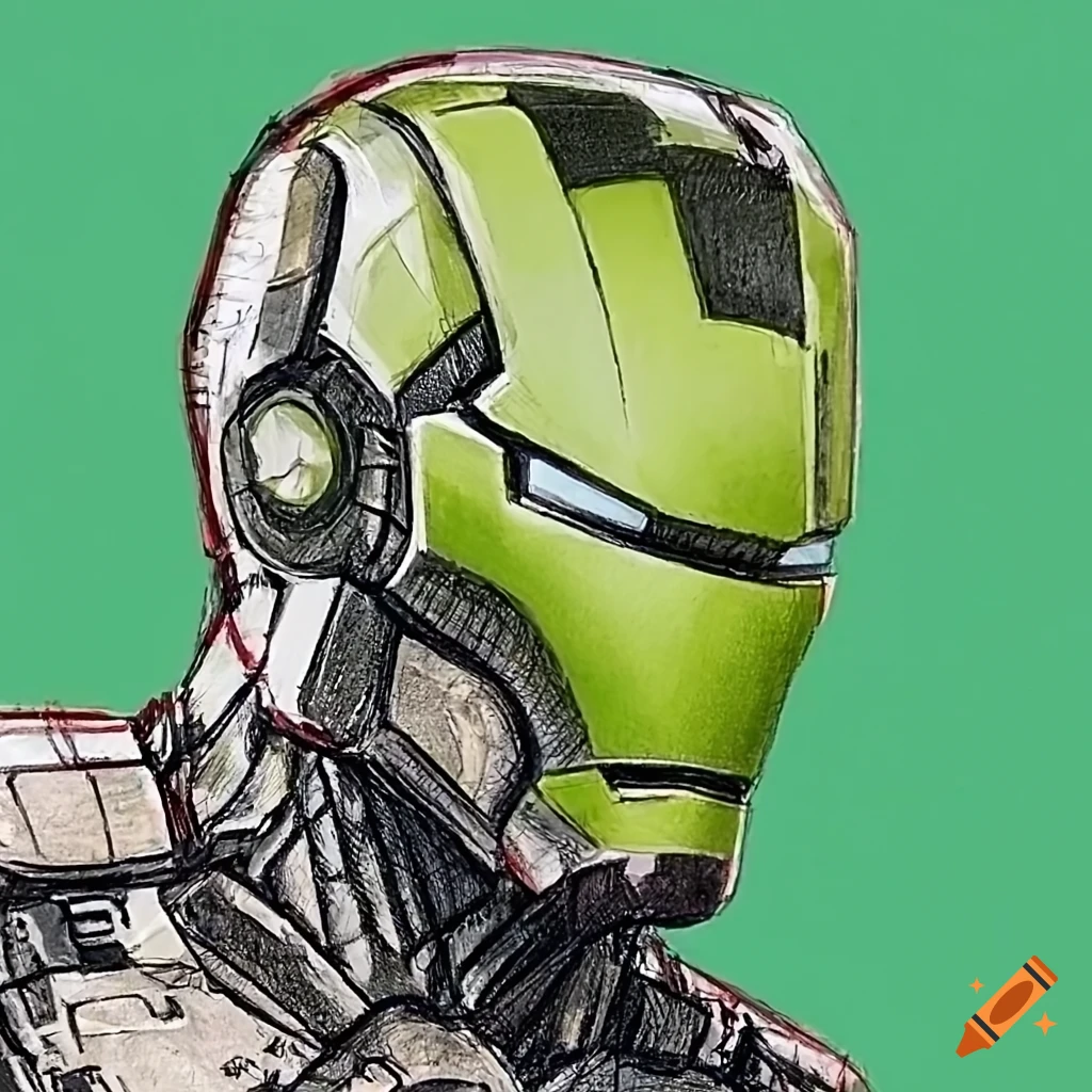 Iron man pencil colour portrait made... - Art of youngsters | Facebook