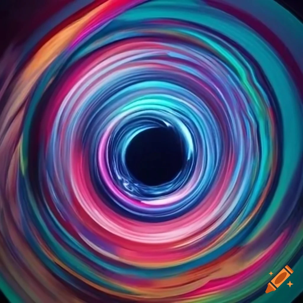 Abstract image of a vortex