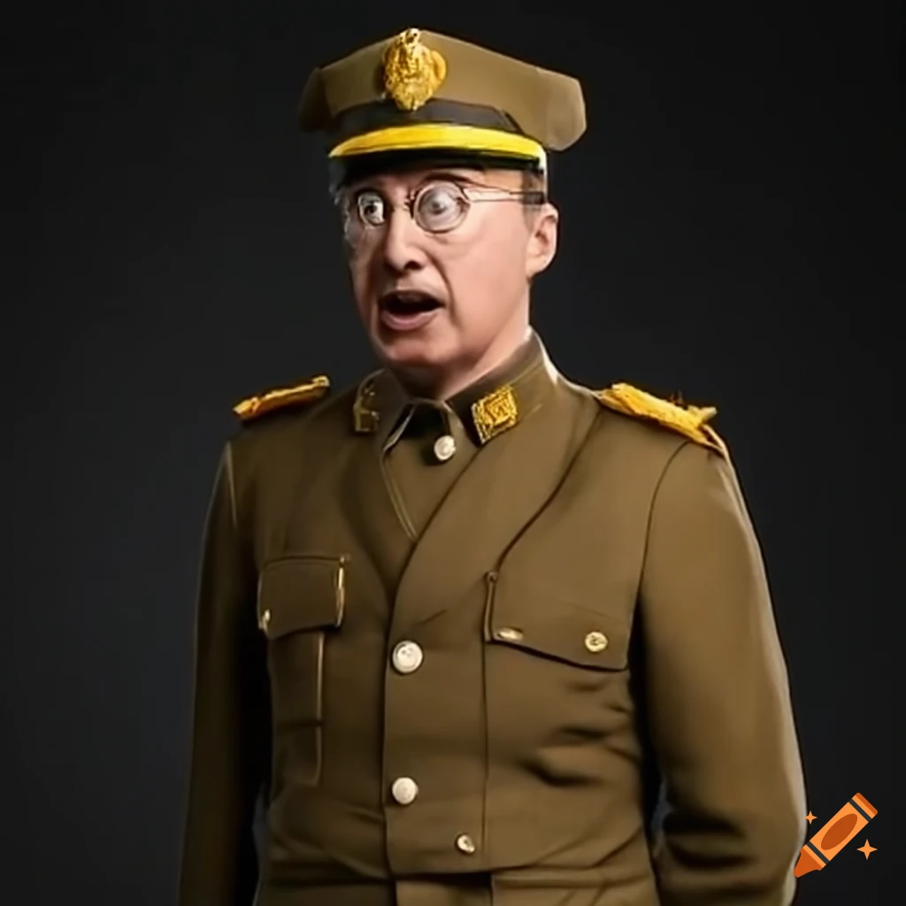 Image of a shell-shocked general at school