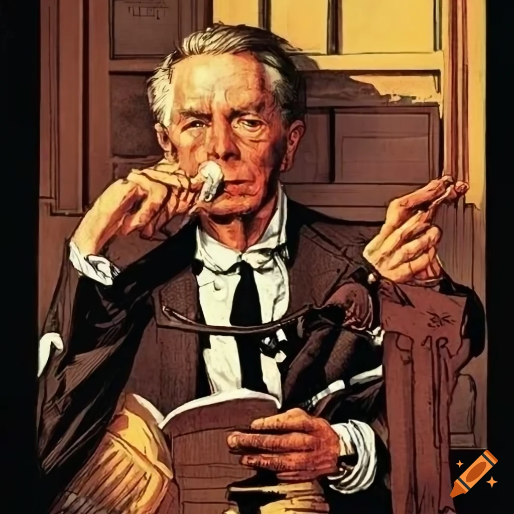 Cover of the noir graphic novel by norman rockwell on Craiyon