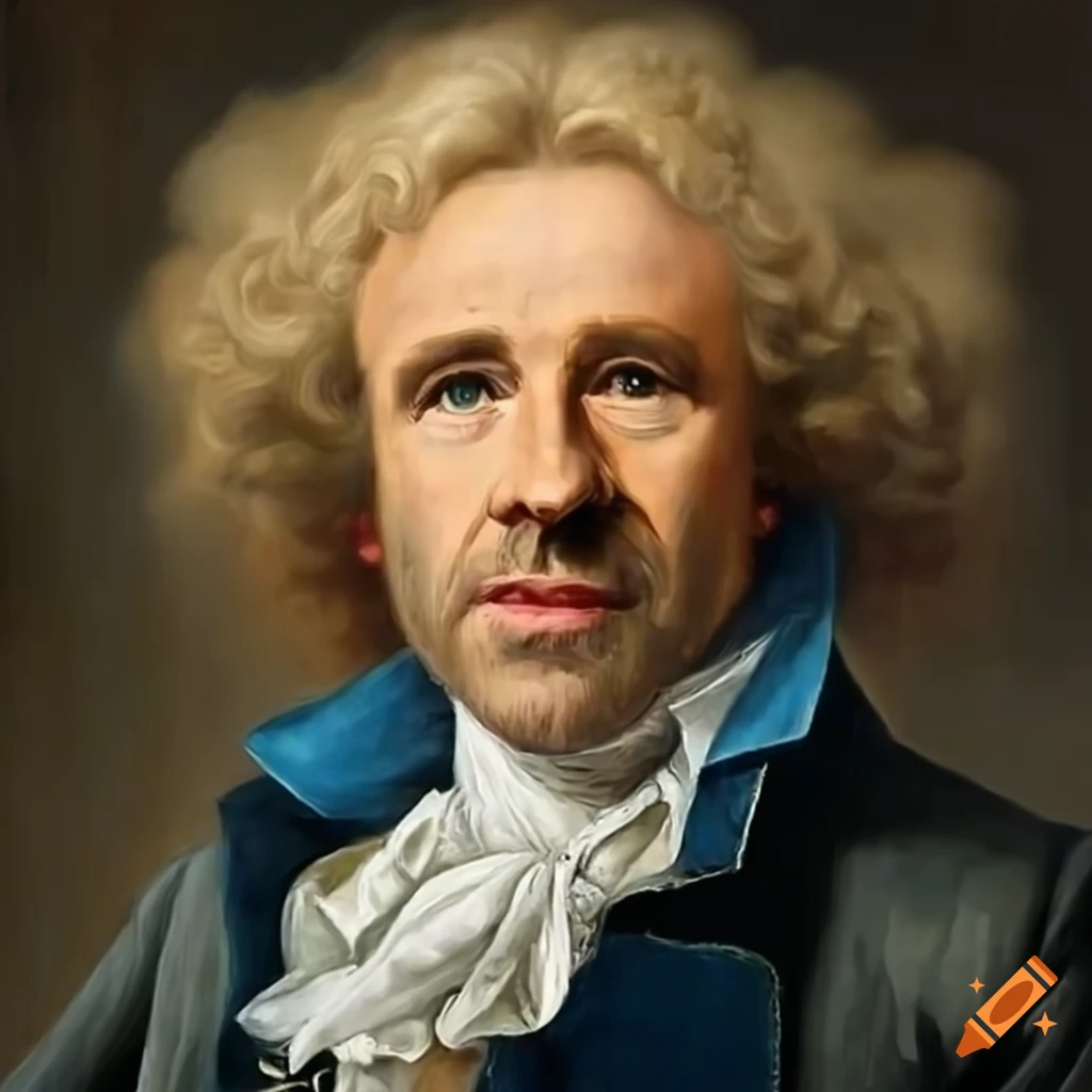 baroque painting of Thomas Gottschalk in 18th century attire