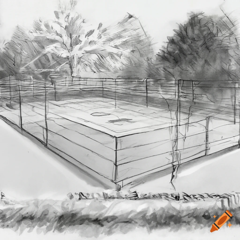 ArtStation - PBR Volleyball Court Floor and Net
