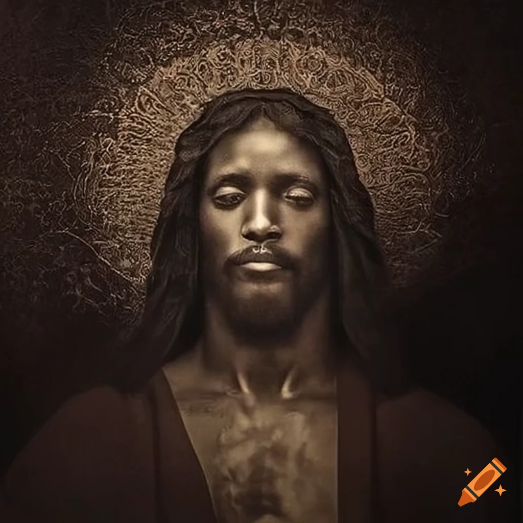  Artistic representation of jesus on Craiyon
