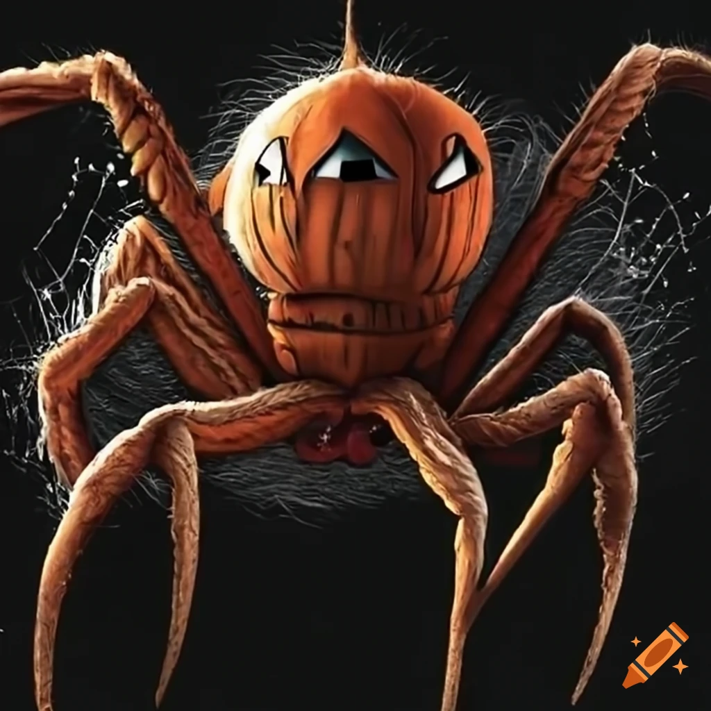 spider house pumpkin
