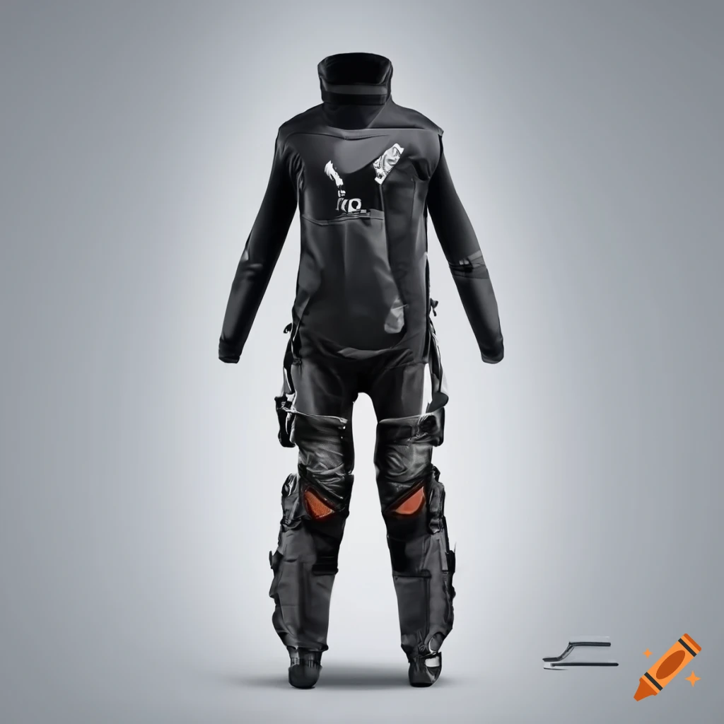 Sporty full body protective gear on Craiyon