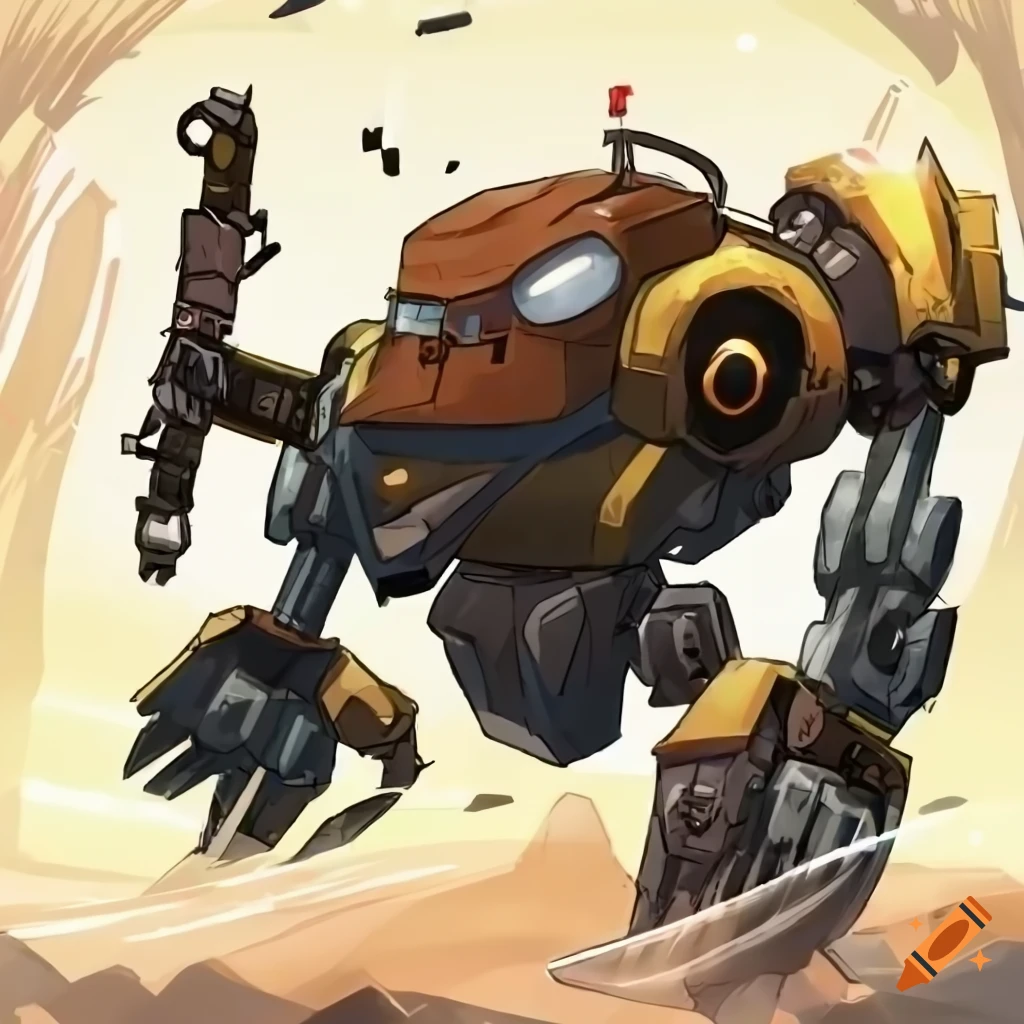 My little pony themed mech design on Craiyon
