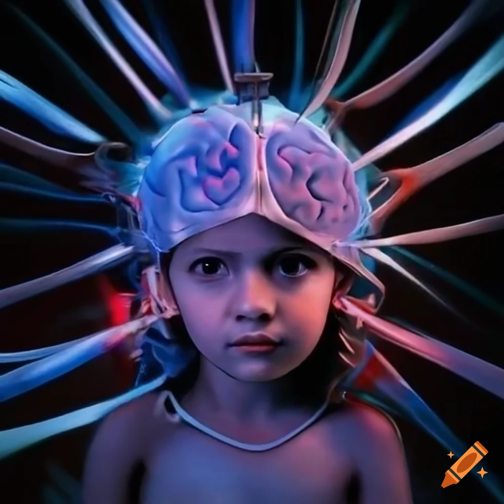 brain surgery on a young girl