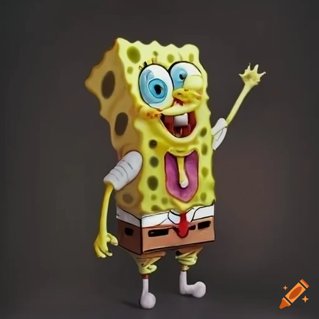 Spongebob as the god of death on Craiyon