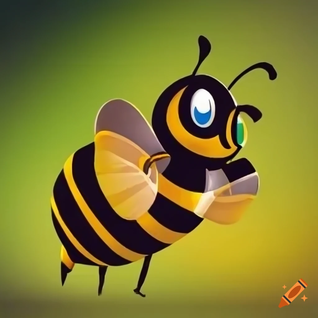 bee logo for school party
