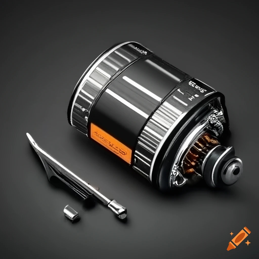 close-up view of a brushless motor's internal components