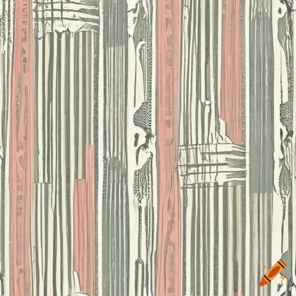 Geometric patterned wallpaper on Craiyon