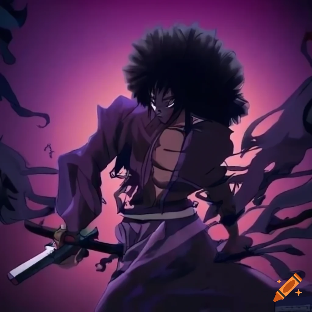 Artistic depiction of a hip hop ninja pirate character