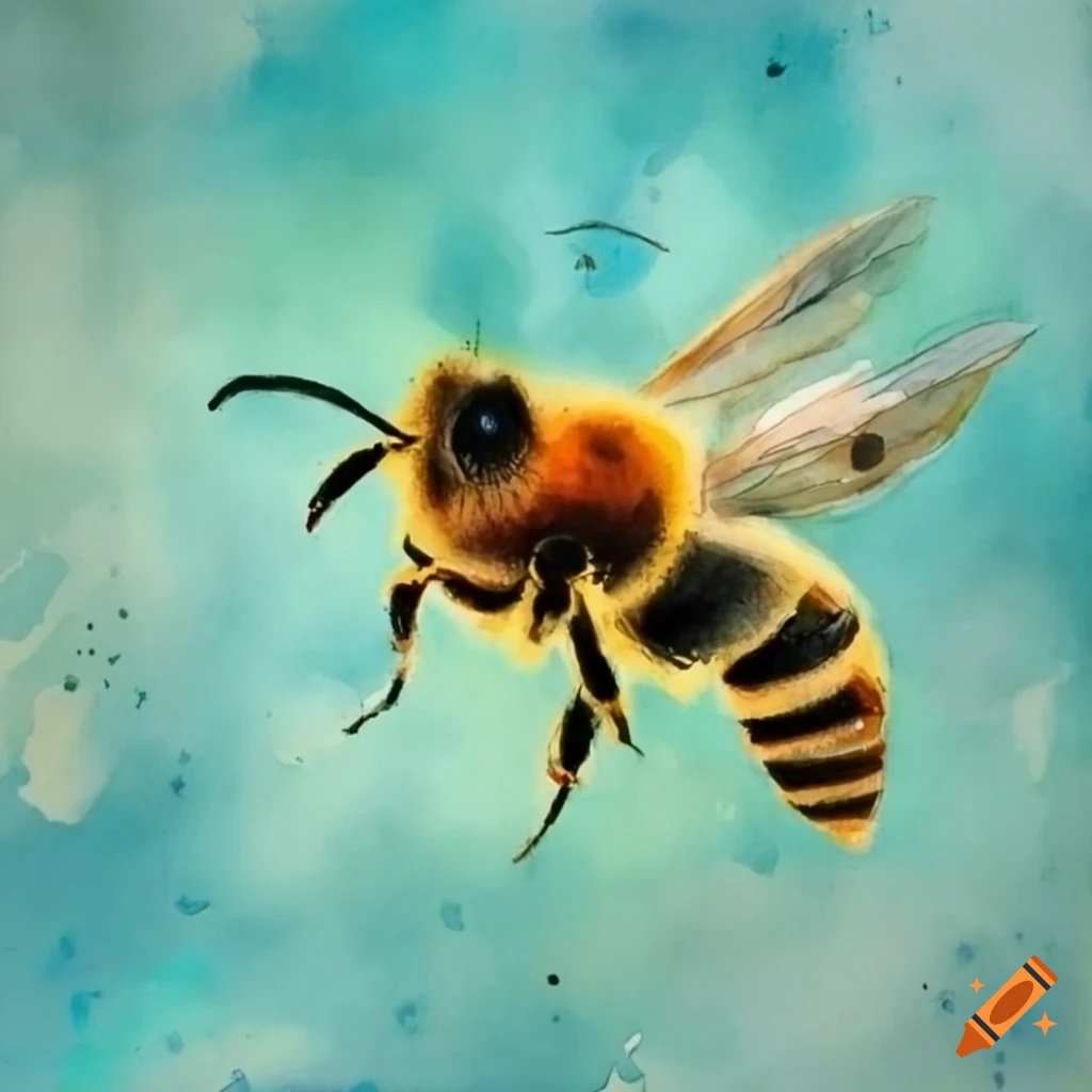 Bees playing jazz music on Craiyon