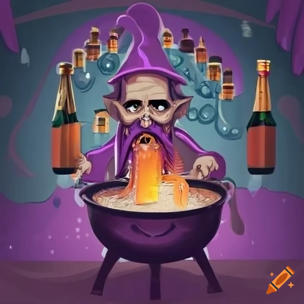 Image Of A Wizard Brewing A Magical Potion On Craiyon image-of-a-wizard-brewing-a-magical-potion-on-craiyon