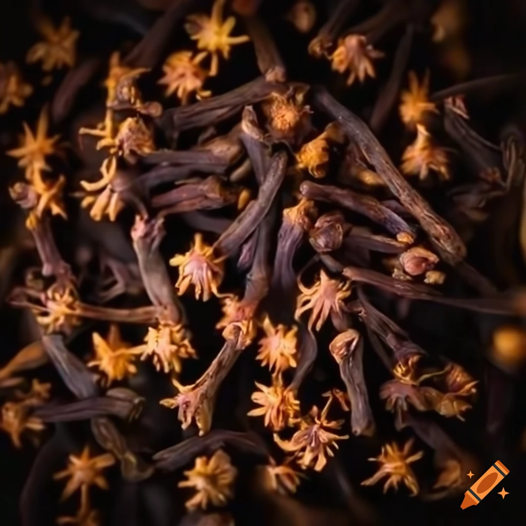 Closeup of a clove spice