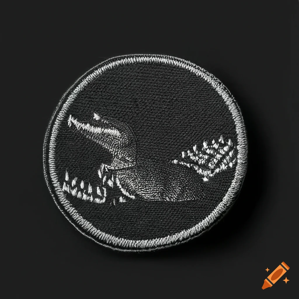 noir graphic design patch