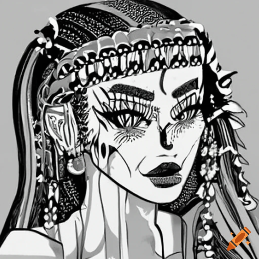 80s style anime girl villain