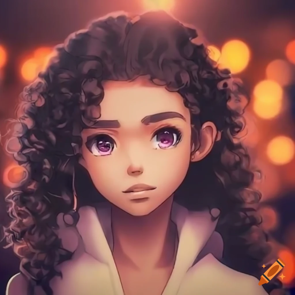 Anime Character With Medium Curly Hair 1751