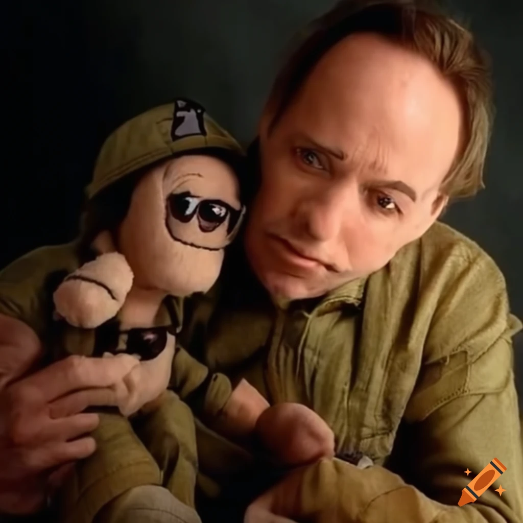 plushie of Hawkeye Pierce from M*A*S*H