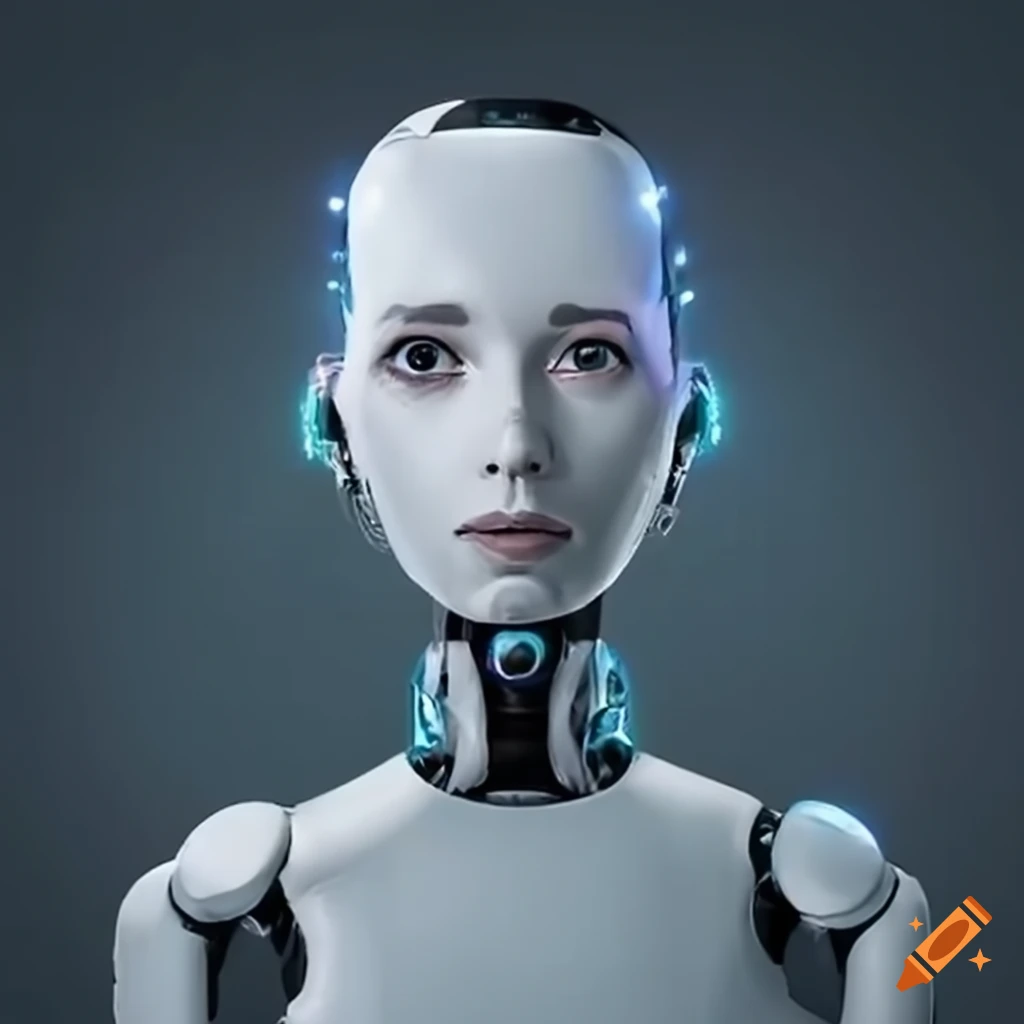 Digital Human Robot On Craiyon