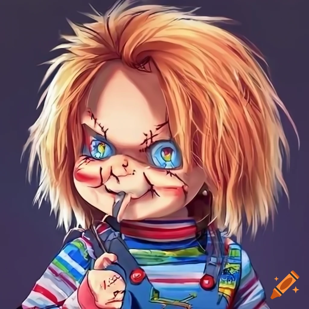 🎃 wanna play?🔪🩸 repost of my kotobukiya bishoujo chucky drawing from  2019 for spooky month! What are you guys dressing up as this year? :D… |  Instagram