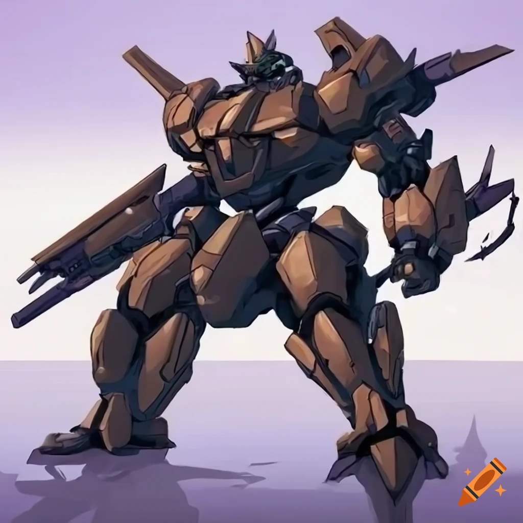 Robotics Concept. Mecha Anime Style Stock Vector - Illustration of vector,  types: 246537726
