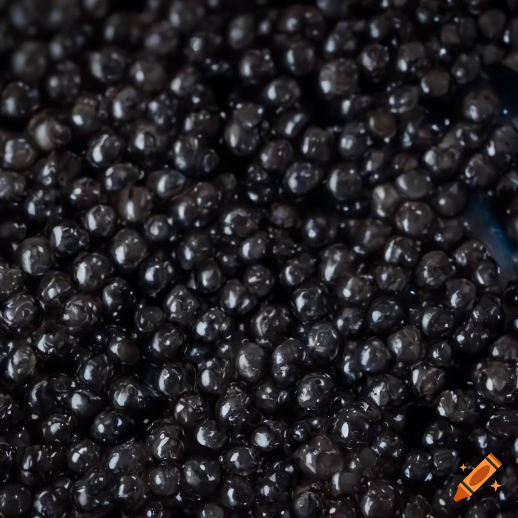 delicious caviar on a plate