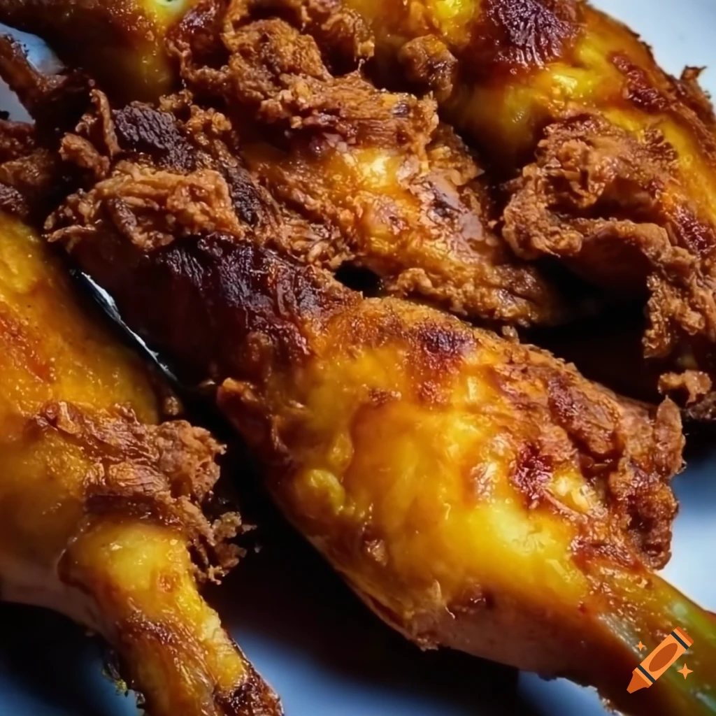 delicious Ayam Goreng Kalasan dish