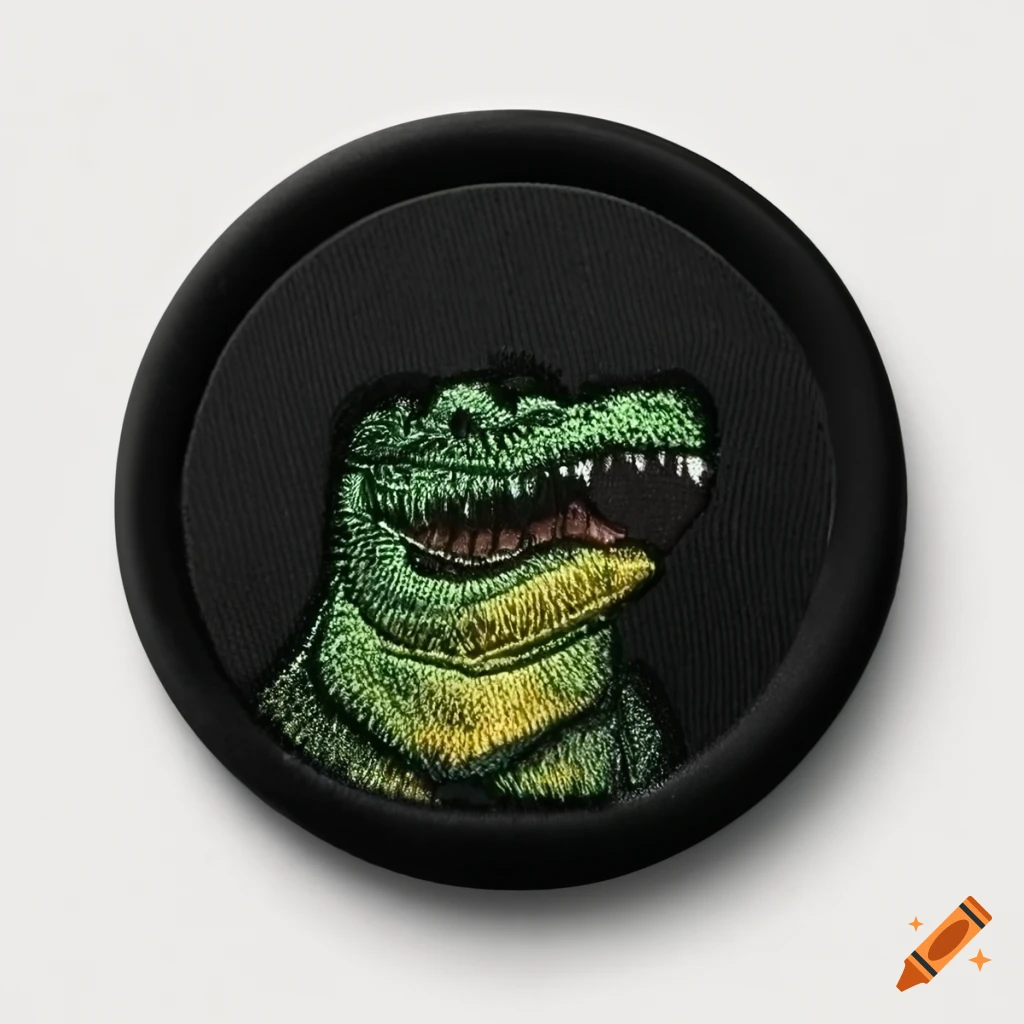 noir graphic design patch