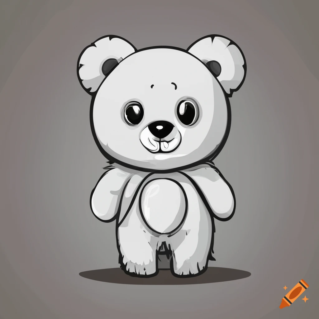 Teddy Bear | Cute drawings for kids, Cute doodles drawings, Cute bear  drawings