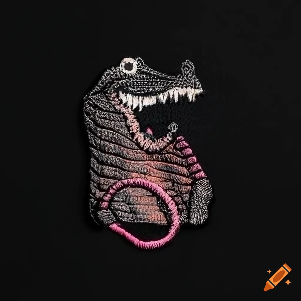 noir graphic design patch