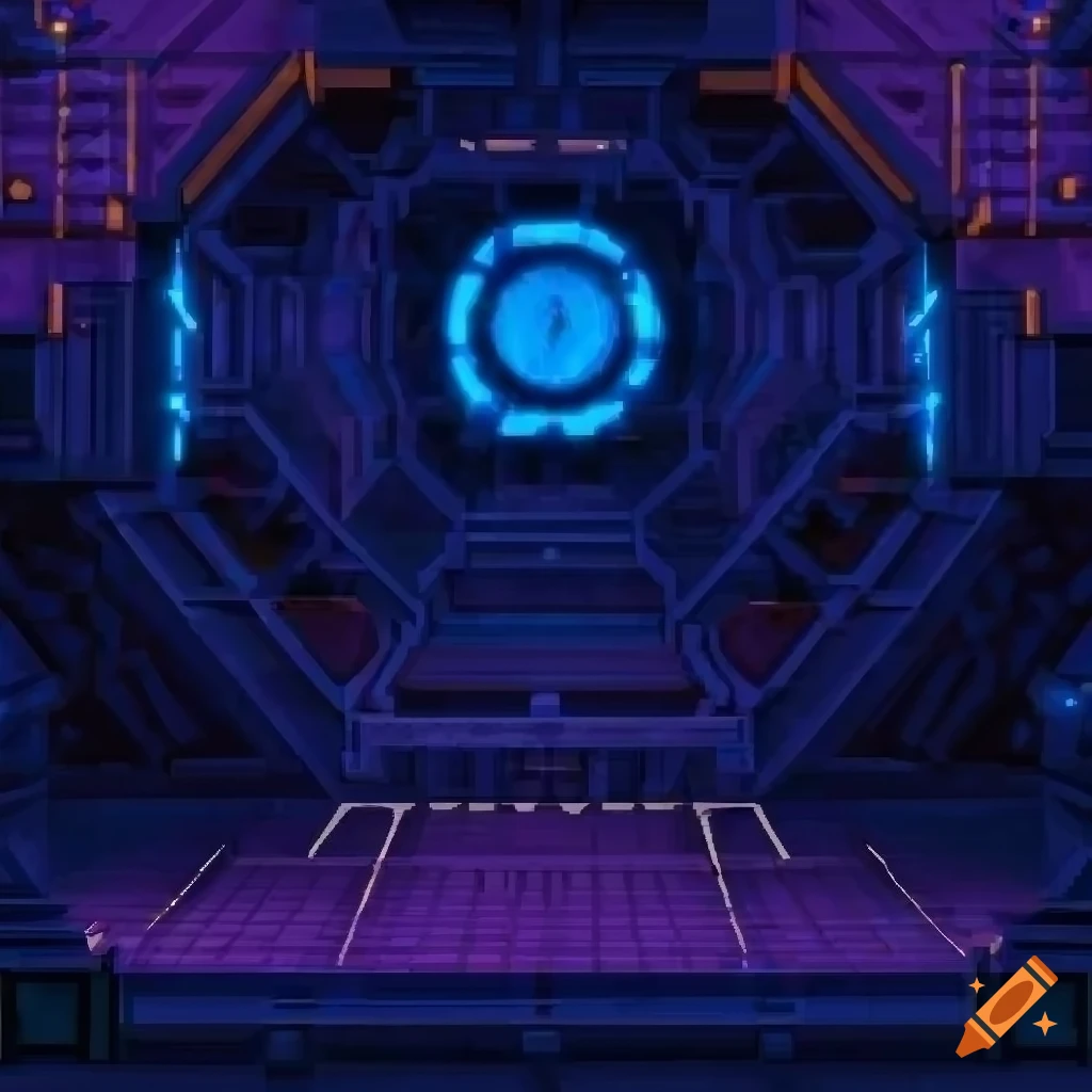 purple and blue space sci-fi tiles for a video game