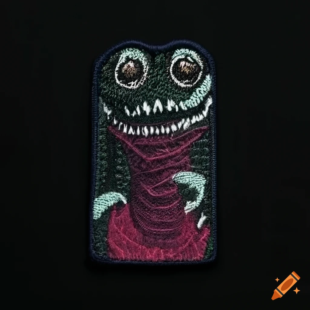 noir graphic design patch