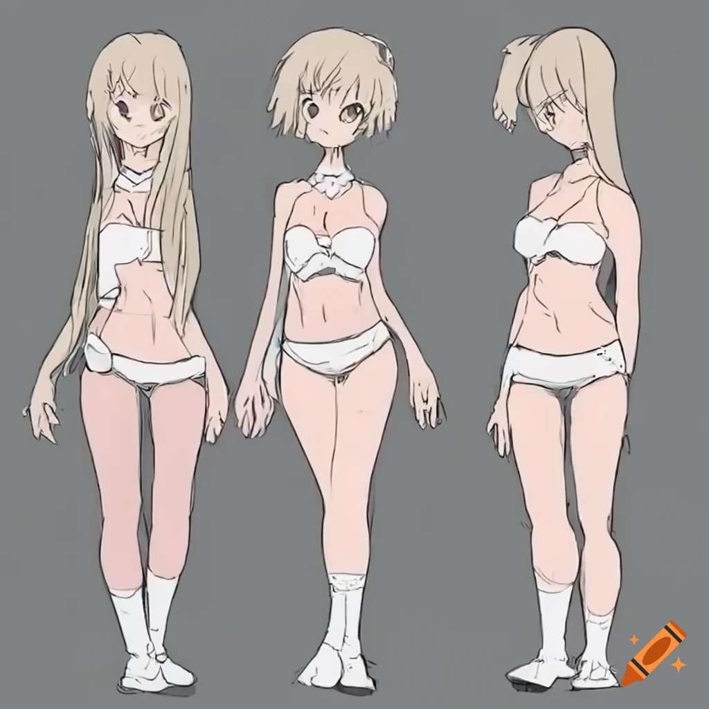 Anime body style comparison | Drawing anime bodies, Sketches, Drawing body  poses