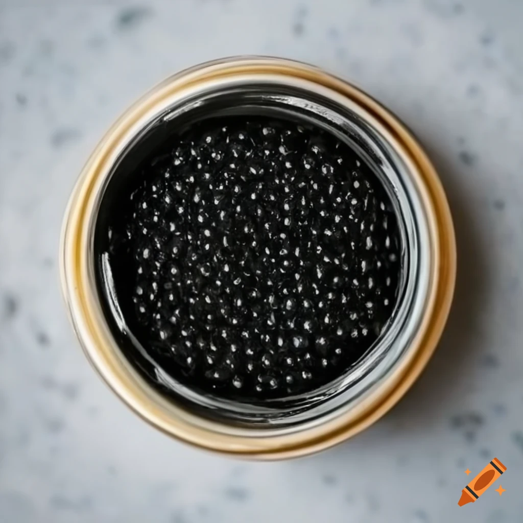delicious caviar on a plate
